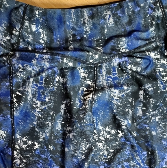 Eddie Bauer Womens High Rise Leggings Yoga Workout Pants Small Black Blue Gray - Picture 7 of 10